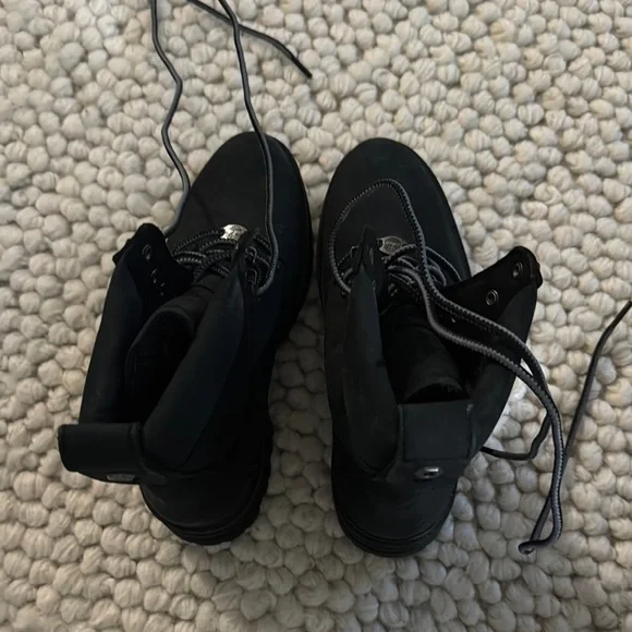 Timberland Black Combat Boots - Picture 1 of 5